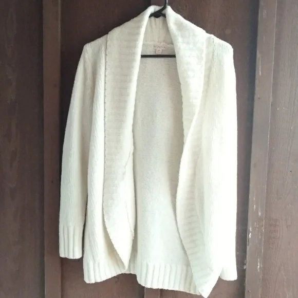 Long sleeve white cardigan - Picture 2 of 2